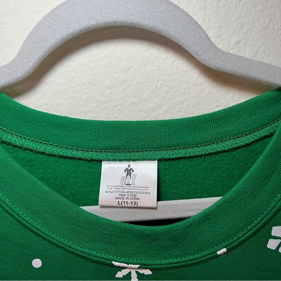 Juniors' Licensed Santa I Know Him Holiday Graphic Light Up Pullover Sweatshirt - Picture 6 of 10